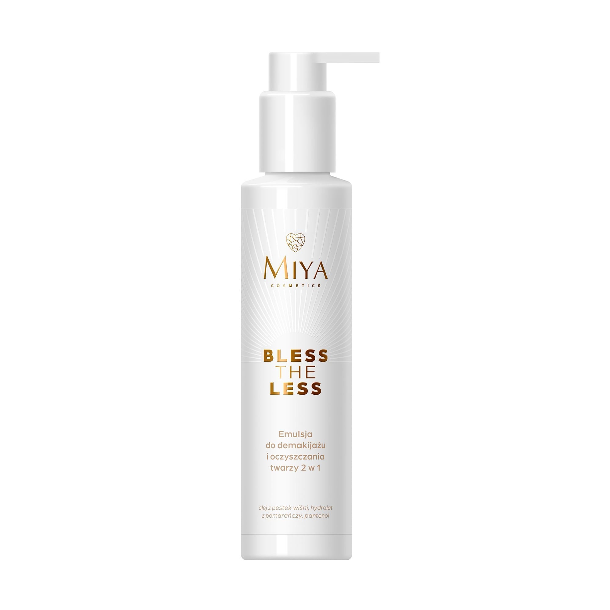Емульсія для зняття макіяжу та очищення обличчя 2 в 1 Miya Cosmetics Bless The Less, 150 мл