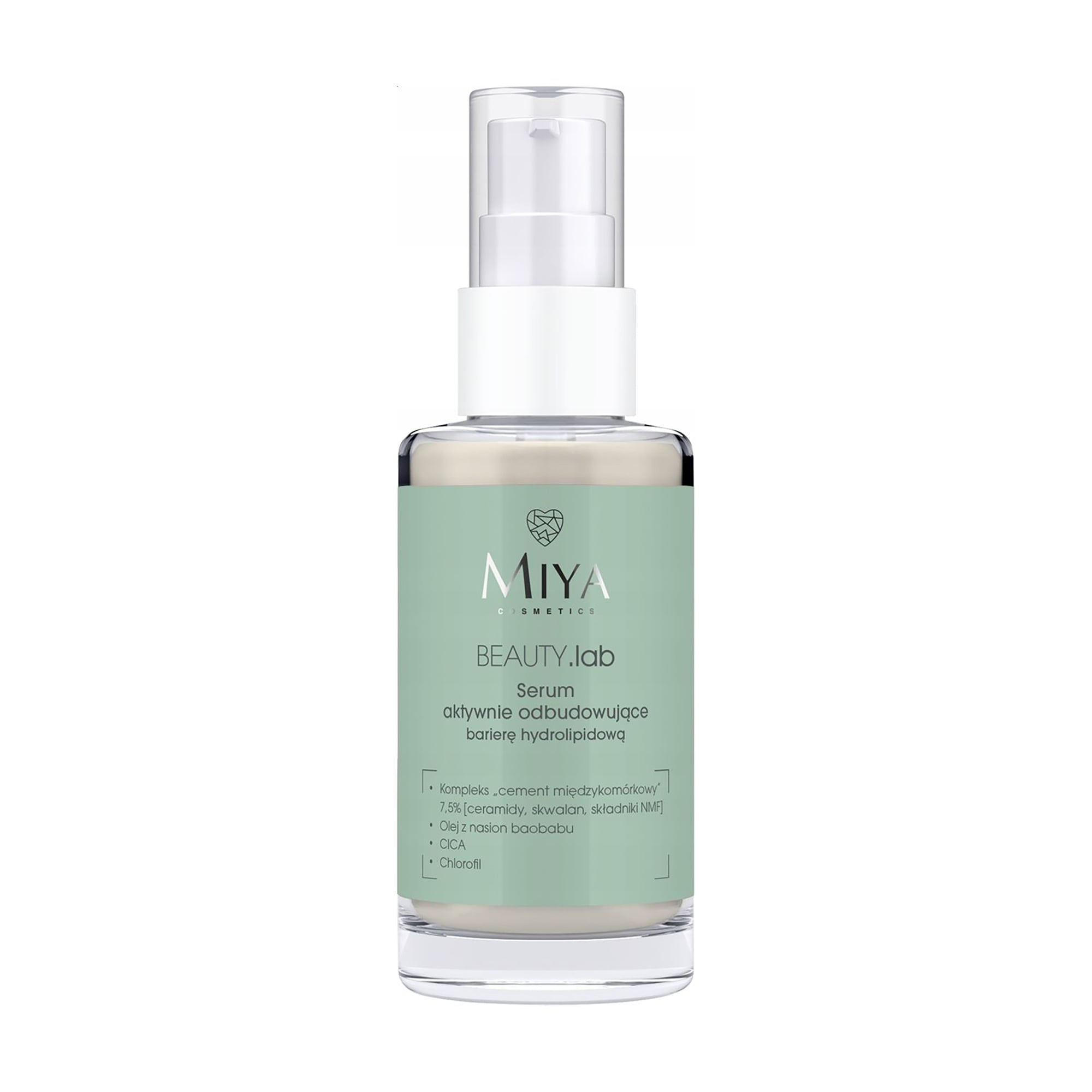 Легка сироватка для обличчя Miya Cosmetics Beauty Lab Serum для активного відновлення гідроліпідного бар'єру, 30 мл